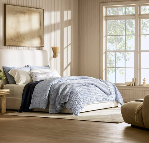 Tideline Pillow Cover Shore/Coastal Navy