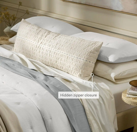 Tideline Pillow Cover Natural/Shore