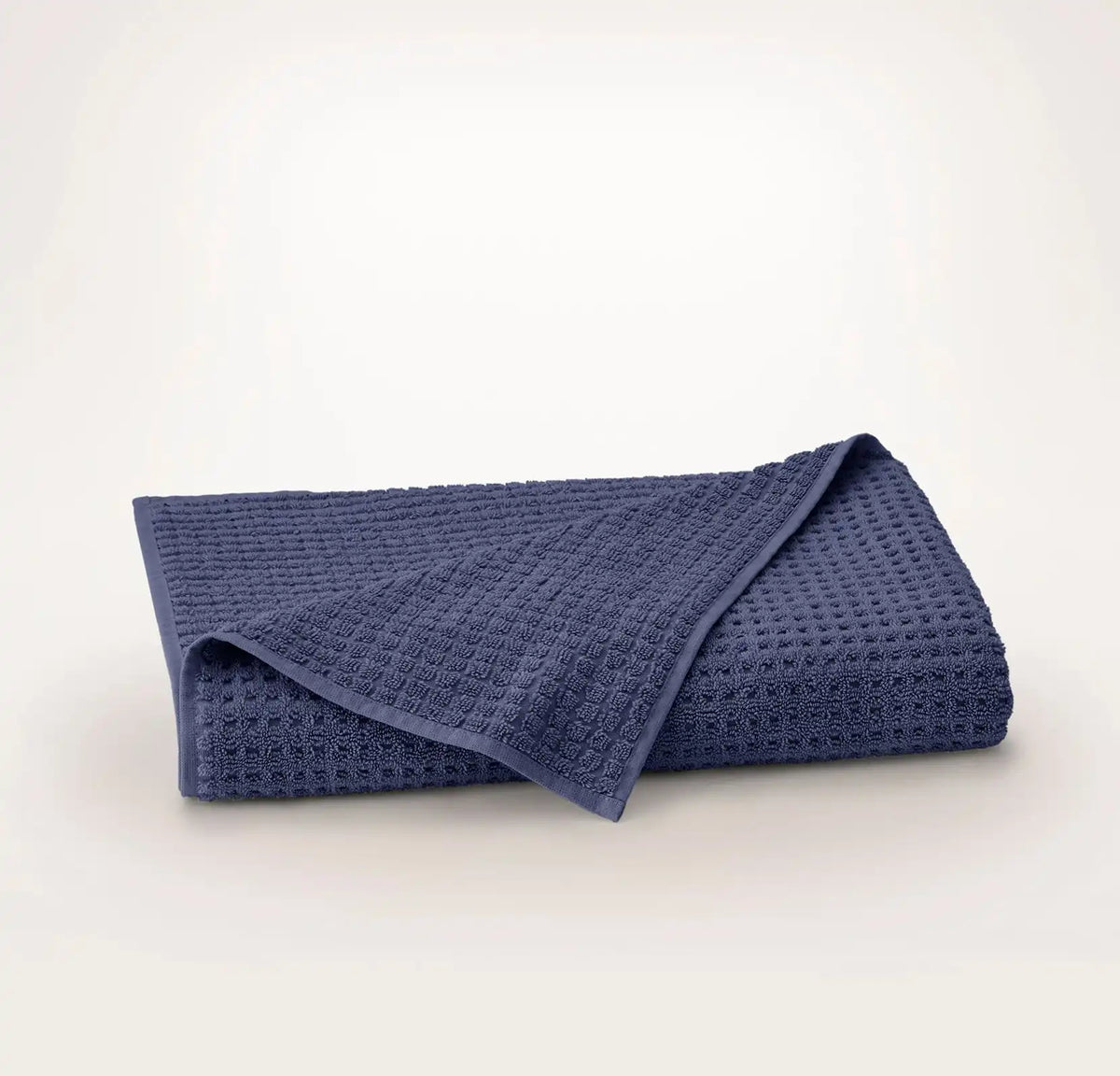 Turkish Waffle Bath Sheet Coastal Navy
