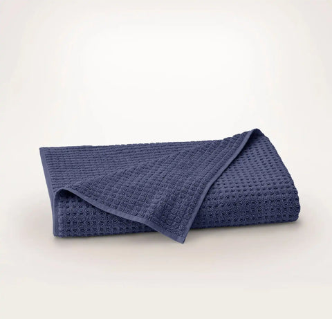 Turkish Waffle Bath Sheet Coastal Navy