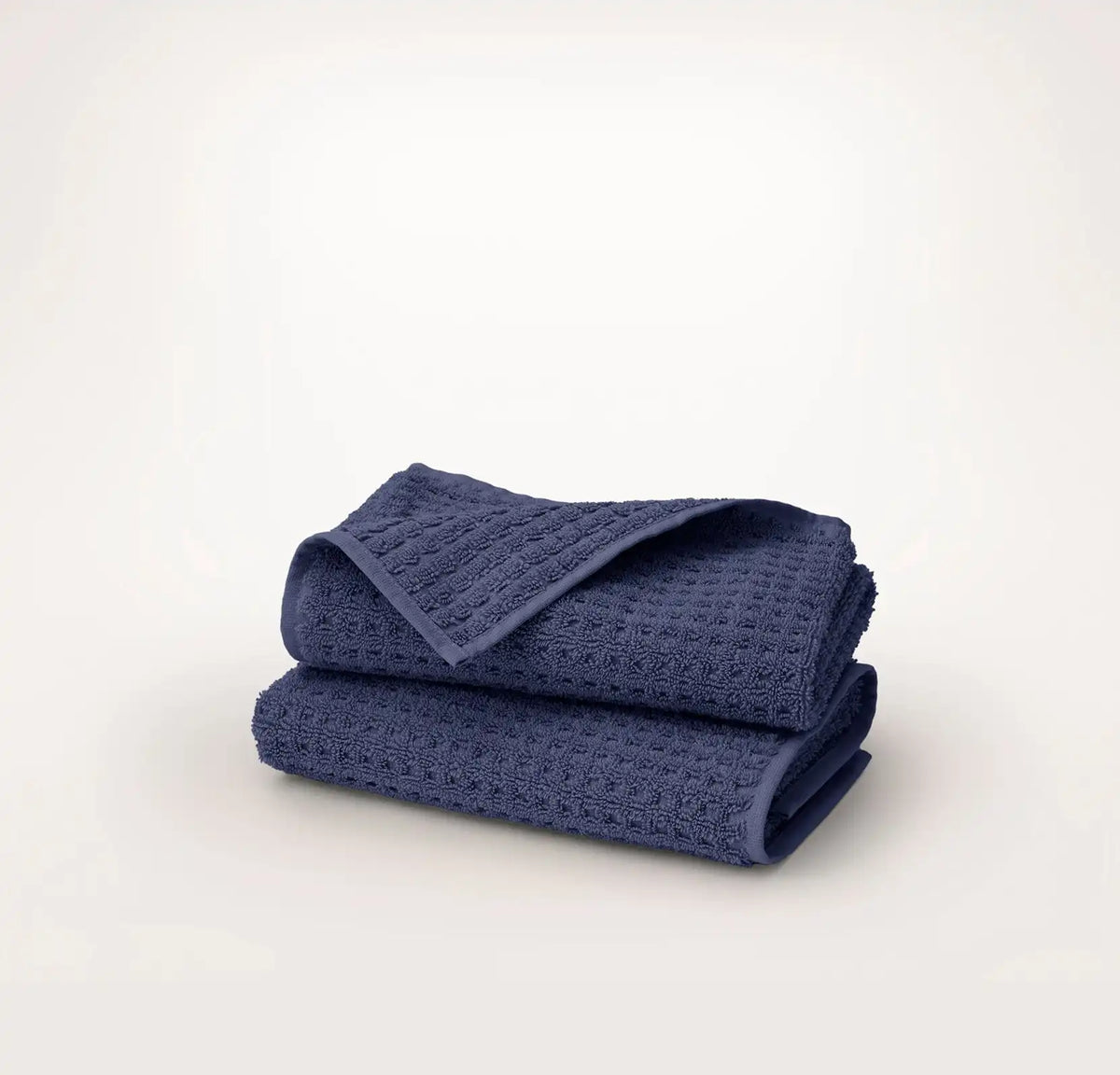 Turkish Waffle Hand Towels (Pair) Coastal Navy